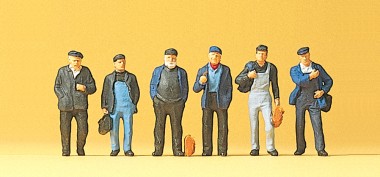 Preiser 10350 Industrie- und Hafenarbeiter 