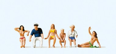 Preiser 10426 Motorbootführer, Insassen. Passend zu 