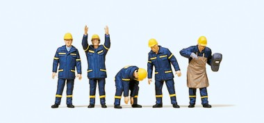 Preiser 10433 THW-Helfer, Schweißer. Einsatzkleidung 