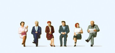 Preiser 10434 Sitzende Reisende 