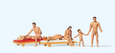 Preiser 10439 Paare am FKK-Strand 