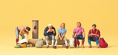 Preiser 10443 Wanderer am Weidebrunnen 