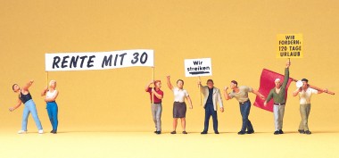 Preiser 10456 Demonstranten 