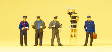 Preiser 10558 Bahnpersonal. Frühe Epoche III 