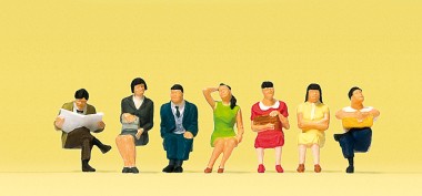 Preiser 10573 Sitzende Reisende (China) 