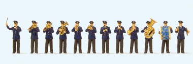 Preiser 10600 Musikkapelle DB. 12 Miniaturfiguren 