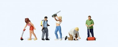 Preiser 10810 Gartenarbeit 