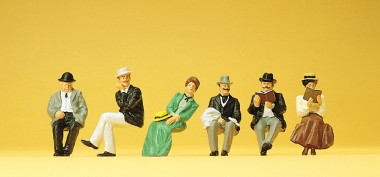 Preiser 12190 Sitzende Reisende. Um 1900 