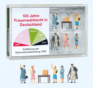 Preiser 13402 100 Jahre Frauenwahlrecht in Deutsch- 