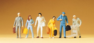 Preiser 14000 Gehende Reisende 