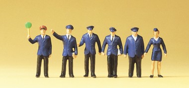 Preiser 14011 Bahnpersonal DB 