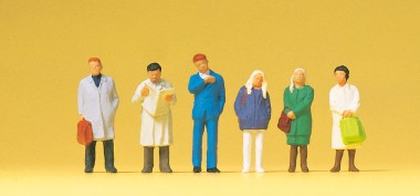 Preiser 14071 Wartende Reisende am Bahnsteig 