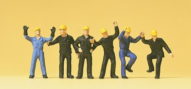 Preiser 14105 Bahnarbeiter, Rangierer 