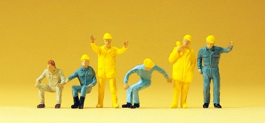 Preiser 14128 Autokran-Personal 