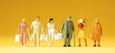 Preiser 14136 Einkaufende 