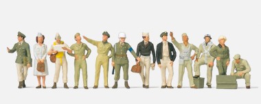 Preiser 16521 Piloten. Bodenpersonal. U.S. Air Force. 