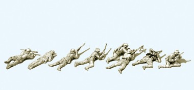 Preiser 16616 Infanterie liegend, im Gefecht. 