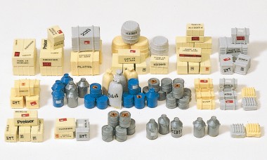 Preiser 17100 Ladegut. 90 Teile. Bausatz 