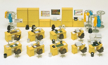 Preiser 17184 Büroeinrichtung. Bausatz 