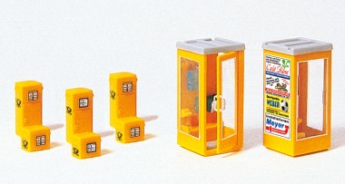Preiser 17213 Briefkästen, Telefonzellen. Bausatz 