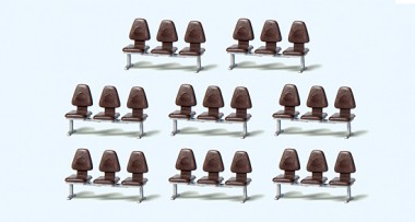 Preiser 17215 Acht Traversenbänke. Bausatz 