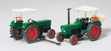 Preiser 17920 Ackerschlepper DEUTZ D 6206. 2 Stück 