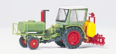 Preiser 17933 Geräteträger mit Verdeck, Spritzgerät 