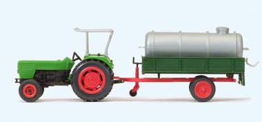 Preiser 17937 Ackerschlepper DEUTZ D 6206 mit 
