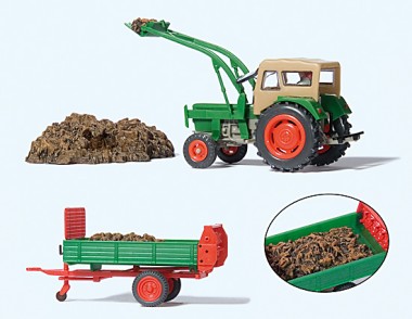 Preiser 17944 Ackerschlepper Deutz D 6206 mit 