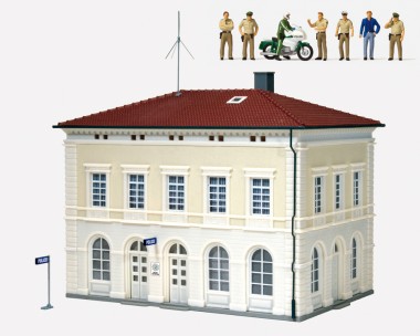 Preiser 19000 Polizeiwache. Polizeibeamte. Zubehör 