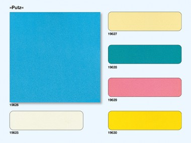 Preiser 19629 Putz. Pinkfarben. 3 Platten 95 x 95mm. 