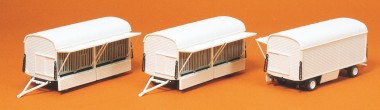 Preiser 20007 Käfigwagen ohne Beschriftung. 3 Stück. 