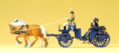 Preiser 24606 Prominenz in der Kutsche 