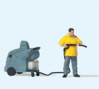 Preiser 28253 Mann mit Hochdruckreiniger 