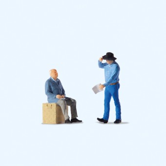 Preiser 28294 Trucker & Lagerist 