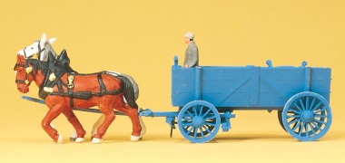 Preiser 30468 Kastenwagen. Fertigmodell 