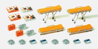 Preiser 31021 Zurüstsatz Rettungsdienst. Bausatz 