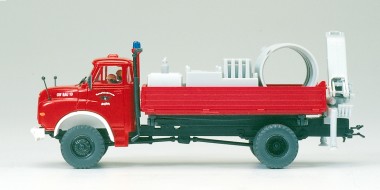 Preiser 35007 Gerätewagen Bau. MAN 9.168 HAK. Fertig- 
