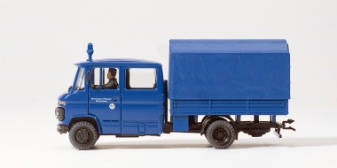 Preiser 37007 I-Truppwagen. THW. MB L 407 D. Fertig- 