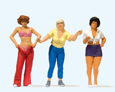 Preiser 44902 Frauen am Campingplatz 