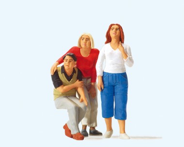 Preiser 44905 Im Zugabteil 