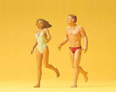 Preiser 45018 Laufendes Paar am Strand 