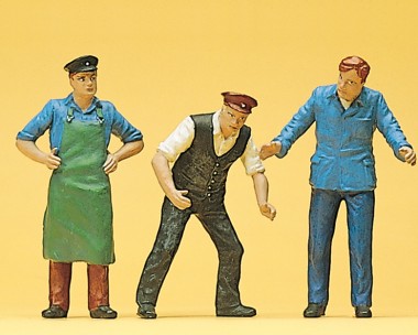 Preiser 45028 Güterbodenpersonal 