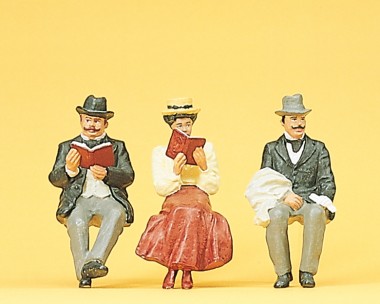 Preiser 45064 Sitzende Reisende 