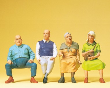 Preiser 45122 Sitzende Reisende 