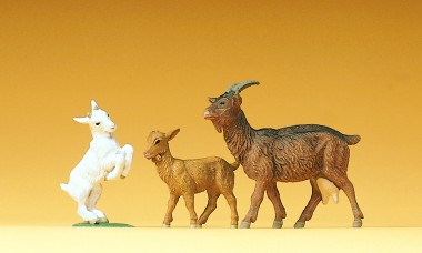 Preiser 47041 Ziege, 2 Zicklein 