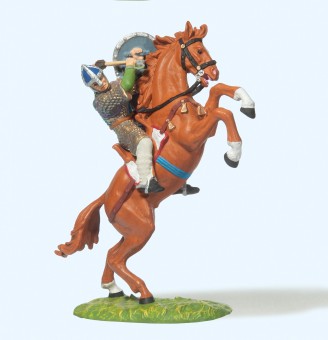 Preiser 51045 Normanne reitend, mit Streitkolben 