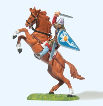 Preiser 51047 Normanne reitend, mit Schwert 