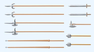 Preiser 52024 Waffenset Ritter 
