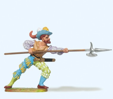 Preiser 52310 Landsknecht mit Hellebarde 